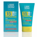 Librederm "Bronzeada" крем солнцезащитный с Омега 3-6-9 и термальной водой SPF15 150мл фото