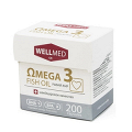 WellMed "Omega 3 Fish Oil Рыбий жир" капсулы 260,3мг фото