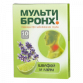 Карамель леденцовая "Мульти-Бронх" со вкусом шалфея с лаймом 3.5г фото