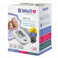 Прибор для измерения артериального давления и частоты пульса (тонометр) "B.Well" PRO-35 автоматический (с адаптером) фото
