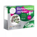 Валерианы экстракт 20мг+В6 "Витамир" таблетки массой 104мг фото