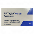 Латуда таблетки 40мг фото