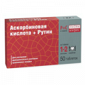 Аскорбиновая кислота+рутин таблетки массой 360мг фото