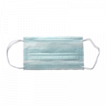 Маска медицинская "Resid" трехслойная на резинке голубая фото