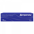Детрагель гель 100МЕ/г+10мг/г+10мг/г 80г фото