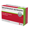 Бисопролол Велфарм таблетки 5мг фото