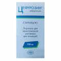 Цефурозин порошок для приготовления инъекционного раствора 750мг фото