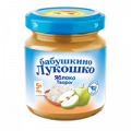 Пюре "Бабушкино лукошко" из яблок с творогом 100г фото