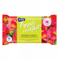 Салфетки "Aura" Tropic Coctail влажные с антибактериальным эффектом фото
