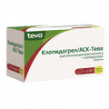 Клопидогрел/АСК-Тева таблетки 100мг+75мг фото