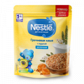 Каша сухая молочная "Nestle" гречневая c курагой 220г фото