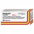 Индап таблетки 2,5мг фото