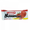 Батончик "Bombbar" Клубника неглазированный 60г фото