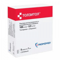 Толзитол раствор для инъекций 100мг/мл+2,5 мг/мл 1мл фото