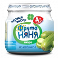 Пюре "ФрутоНяня" из кабачков 80г фото