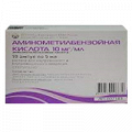 Аминометилбензойная кислота раствор для инъекций 10мг/мл 5мл фото