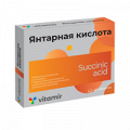 Vitamir (Витамир) "Янтарная кислота "Квадрат-С" таблетки 0,5г фото