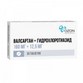 Валсартан+Гидрохлоротиазид таблетки 160мг+12,5мг фото