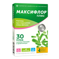 Максифлор Плюс "Комплекс пробиотических бактерий с фруктоолигосахаридами Плюс" капсулы 500мг фото