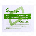 Салфетка спиртовая "Evers Life" 110х125мм фото