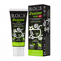 Зубная паста "РОКС" Junior Black "Кокос и Ваниль" черная для детей 74г фото