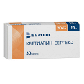 Кветиапин-Вертекс таблетки 25мг фото