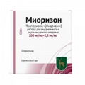 Миоризон раствор для инъекций 100мг/мл+2,5мг/мл 1мл фото