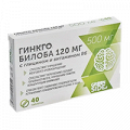 GreenSide "Гинкго билоба 120мг с глицином и витамином В6" таблетки 500мг фото