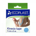 Кинезио тейп "Ecoplast" 5смх5м голубой фото