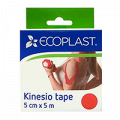 Кинезио тейп "Ecoplast" 5смх5м красный фото