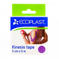 Кинезио тейп "Ecoplast" 5смх5м фиолетовый фото
