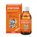 Бромгекомб Экспекторант сироп 2мг+50мг+1мг/5мл 100мл фото