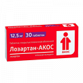 Лозартан-Акос таблетки 12.5мг фото
