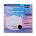 Маска защитная "Pompea" бактериостатическая черная фото