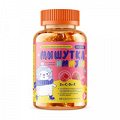 MultiForte "Мишутка Иммуно Zn+C+D3+E" пастилки жевательные со вкусом малины 3г фото