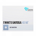 Гинкго Билоба таблетки 40мг фото