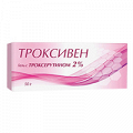 Троксивен гель с троксерутином 2% 50г фото