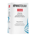 Иринотекан концентрат для приготовления инъекционного раствора 20мг/мл 7.5мл фото