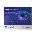 Vitamir (Витамир) "Vision Forte комплекс с лютеином, зеаксантином и экстрактом черники" таблетки 515мг фото