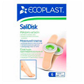 Пластырь "Ecoplast" SaliDisk противомозольный 72х19мм фото