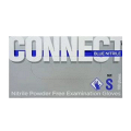 Перчатки "Connect" Blue Nitrile нитриловые неопудренные размер S фото