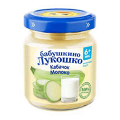 Бабушкино лукошко пюре из кабачков с молоком 100г фото