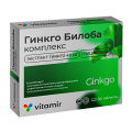 Vitamir (Витамир) "Гинкго Билоба комплекс" таблетки 165мг фото