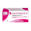 Интрароса суппозитории 6.5мг фото