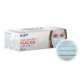 Маска медицинская "Классик" голубая фото