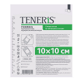Teneris пластырь повязка фиксирующая на нетканой основе 10х10см фото