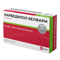 Карведилол Велфарм таблетки 12,5мг фото