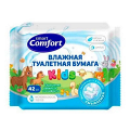 Comfort Smart бумага туалетная влажная Kids с ромашкой фото