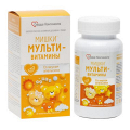 Сердце Континента "Мишки Мультивитамины" пастилки со вкусом апельсина 2200мг фото