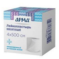 АрМа пластырь фиксирующий на тканевой основе 4х500см фото